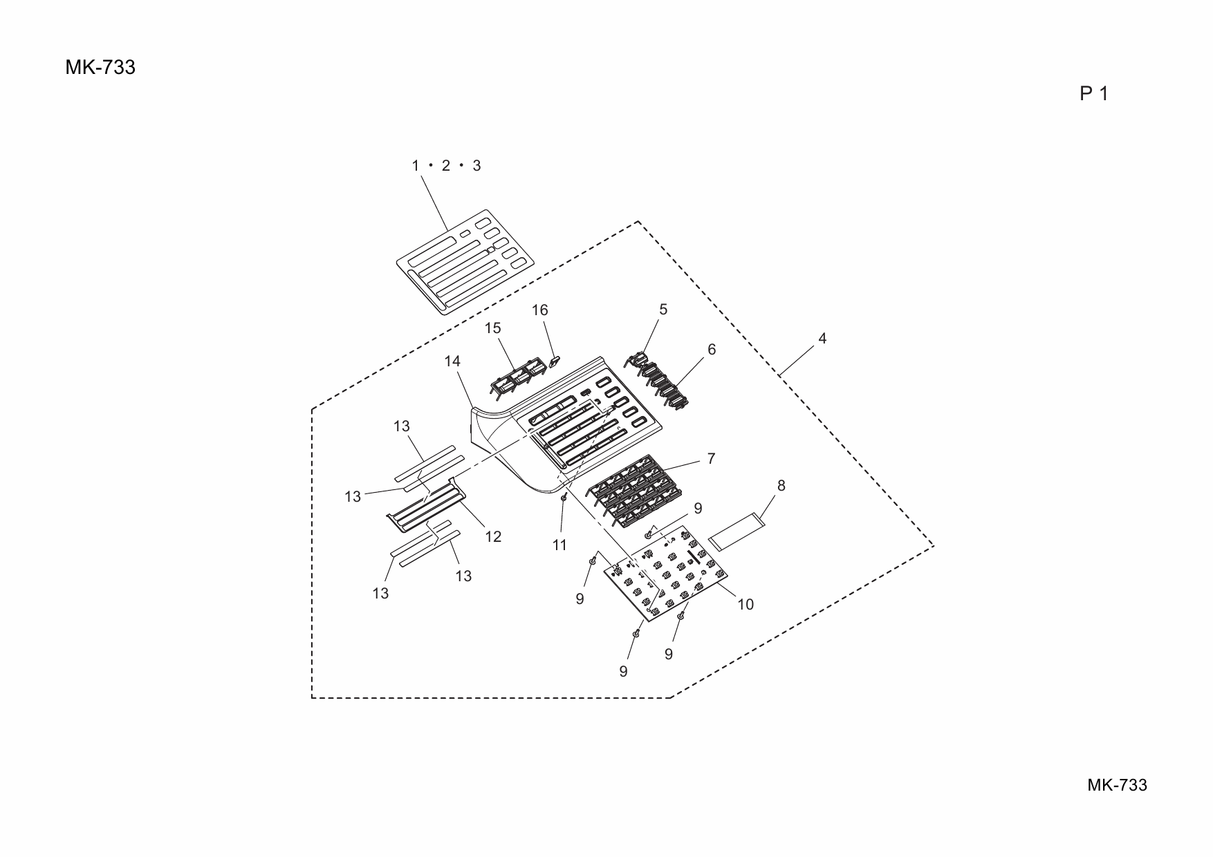 Konica-Minolta Options MK-733 A4M6 Parts Manual-5